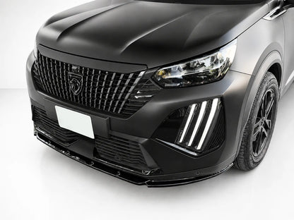 SPLITTER SUITABLE FOR VW GOLF 8 GTI GTD RLINE LOOK GLOSSY BLACK SPORTY DESIGN 