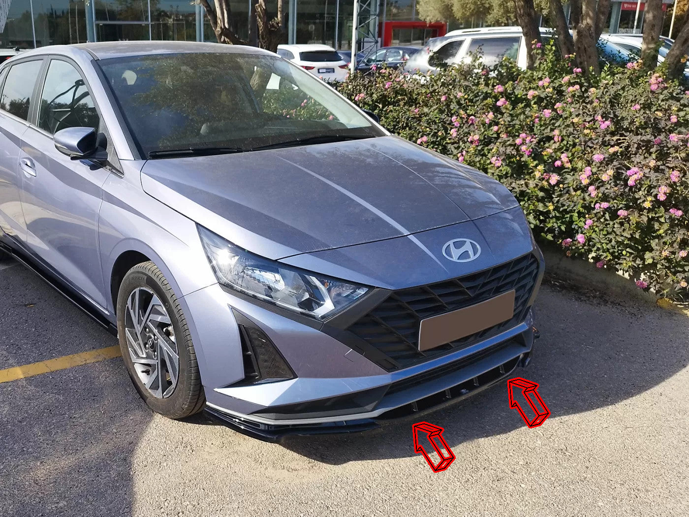 🔥Hyundai i20 Mk3 Facelift Front Splitter (2023-)🔥