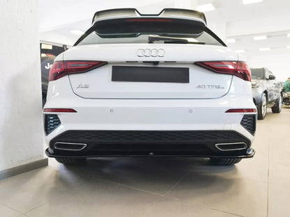 🔥REAR SPLITTER ADATTO PER AUDI A3 S-LINE 8Y SPORTBACK🔥