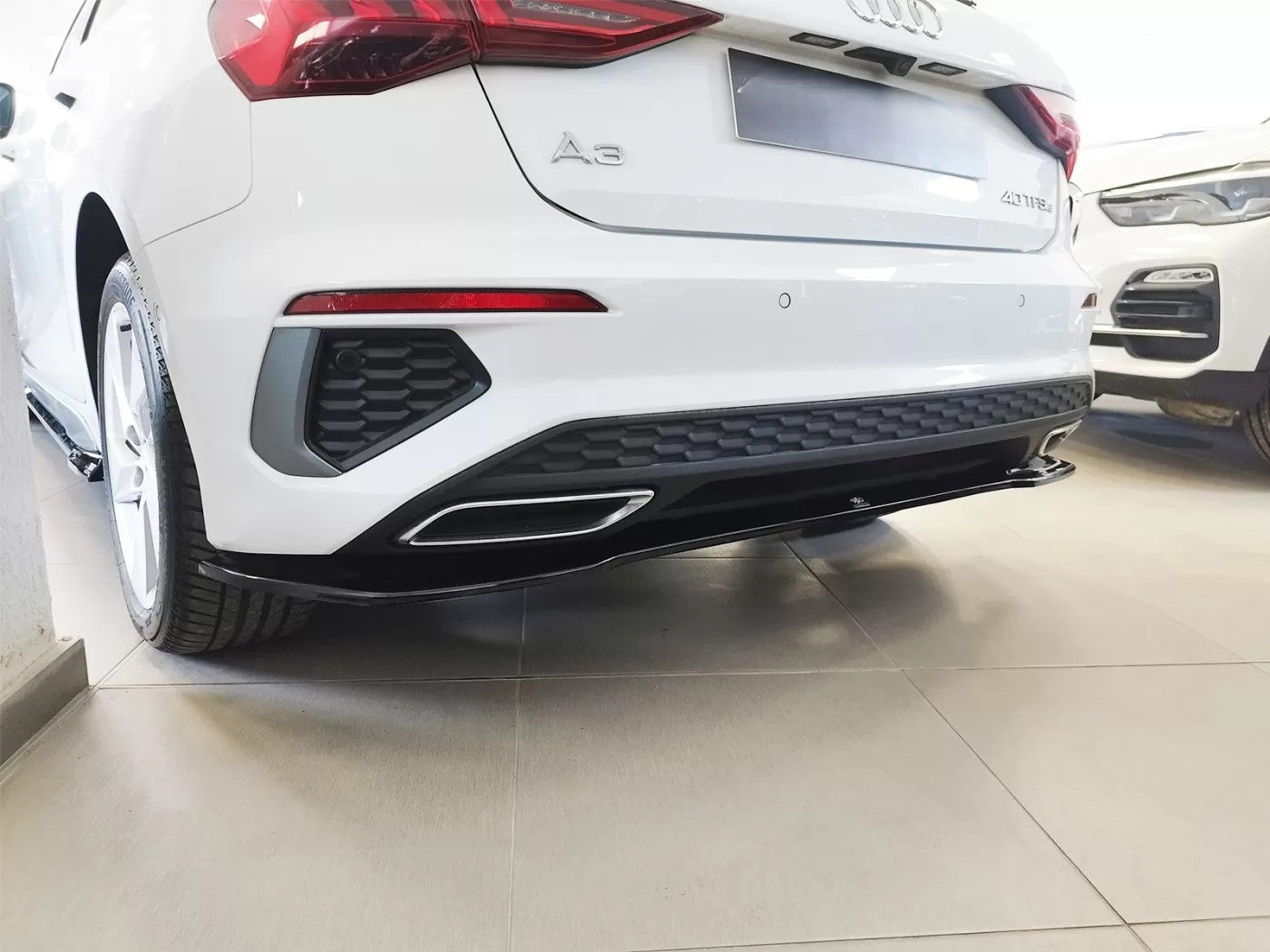 🔥REAR SPLITTER ADATTO PER AUDI A3 S-LINE 8Y SPORTBACK🔥