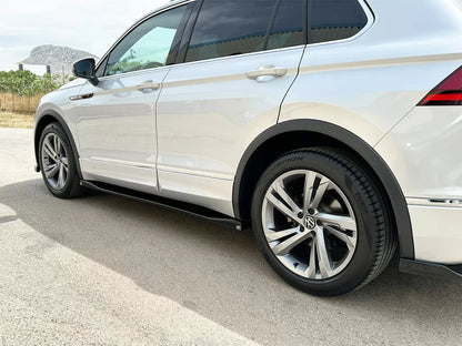 🔥SIDE SKIRTS EXTENSIONS PER VW TIGUAN R / R-LINE MK2 FACELIFT (2020–2024)🔥