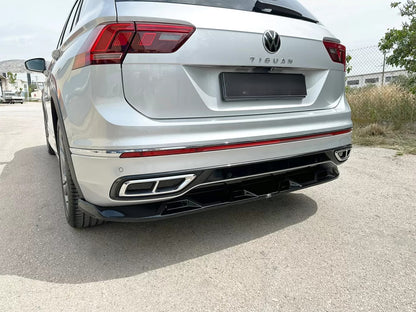 🔥REAR SPLITTER ADATTO PER VOLKSWAGEN TIGUAN R-LINE MK2 FACELIFT (2020–2024)🔥
