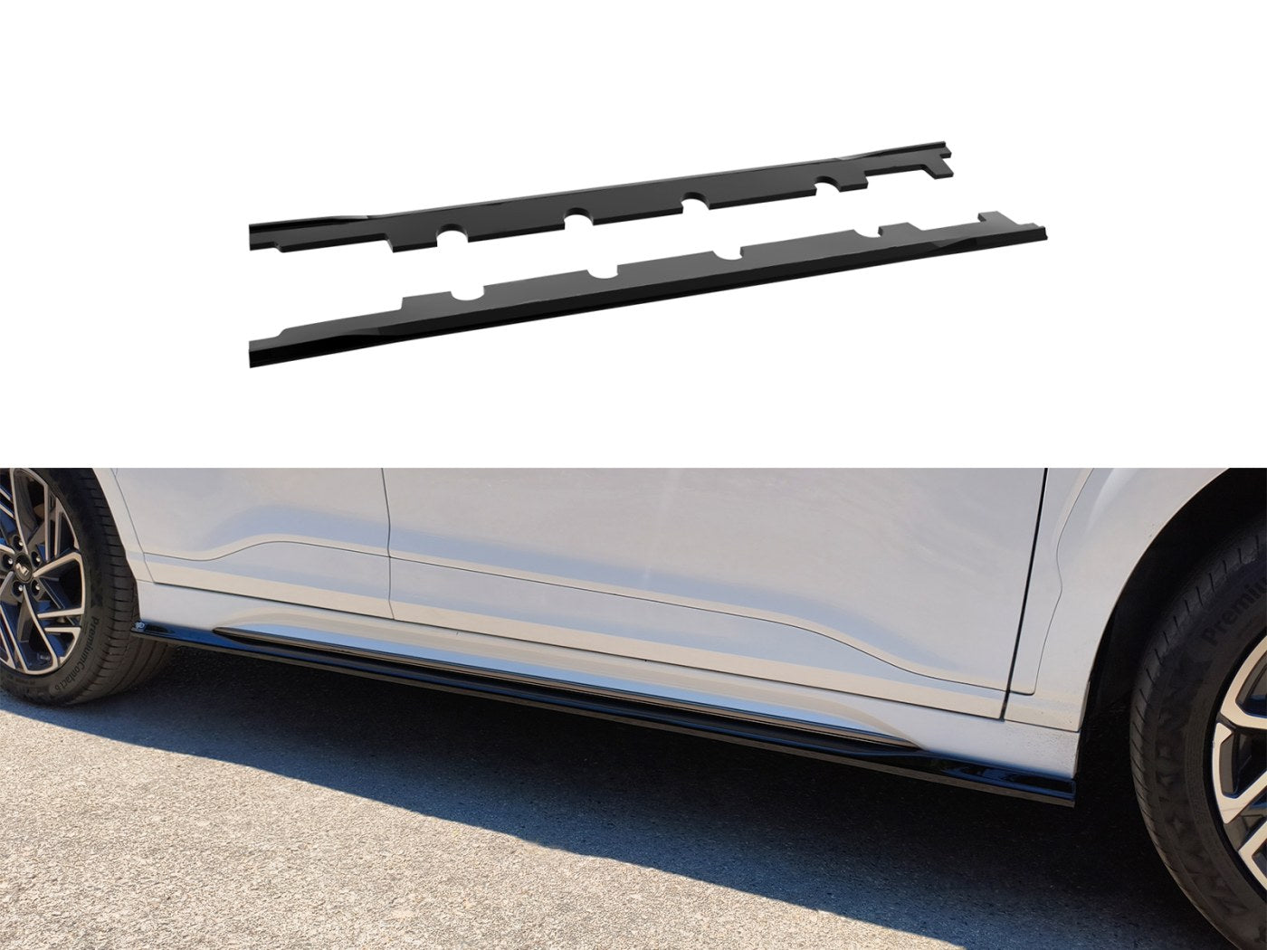 💫ART.3477 Sotto Minigonne Hyundai Kona N / N-Line Mk1 Facelift 2020-2023💫