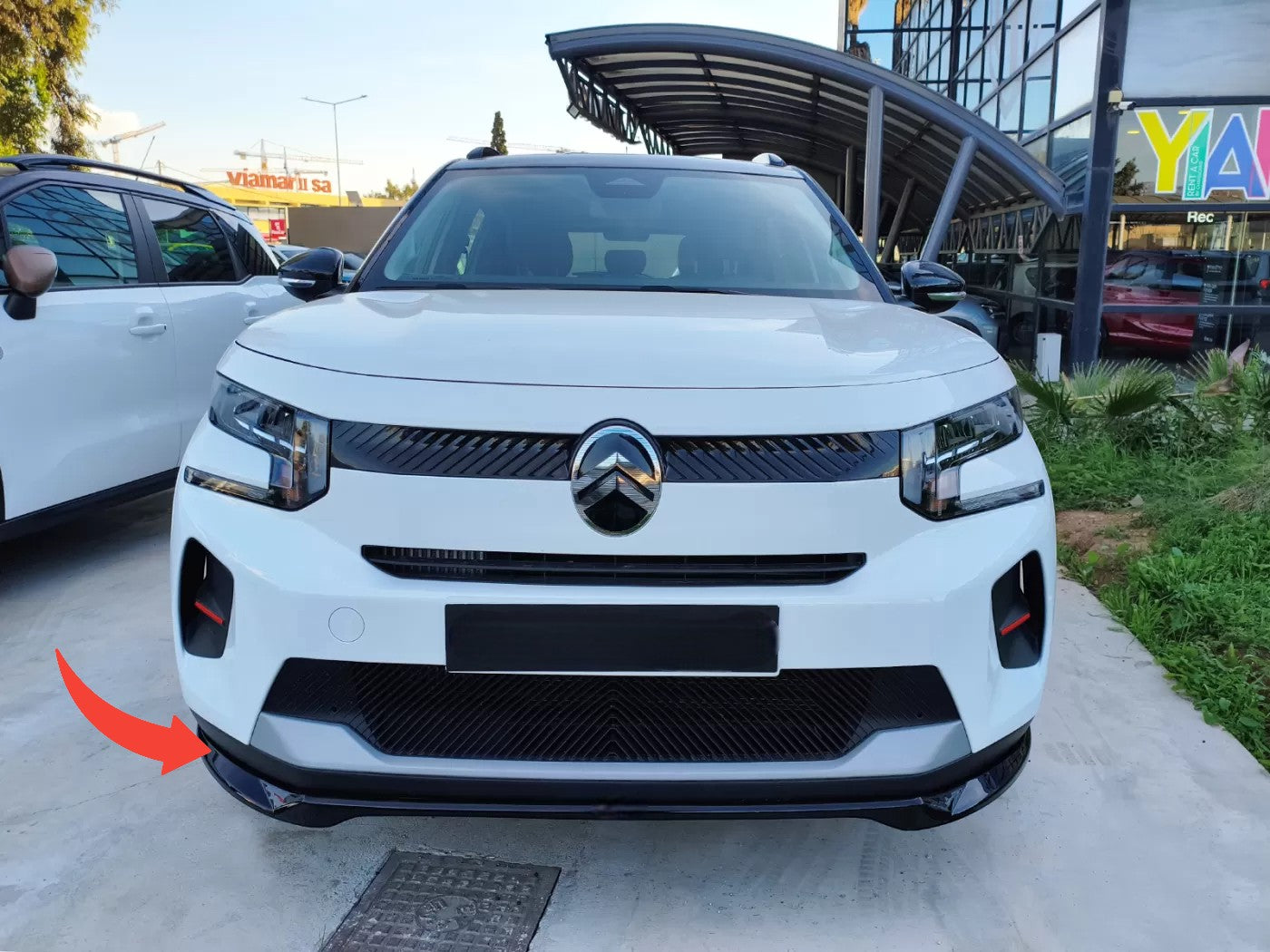 😍ART.5956 Splitter Anteriore Adatto Per Citroen C3 Mk4 😍