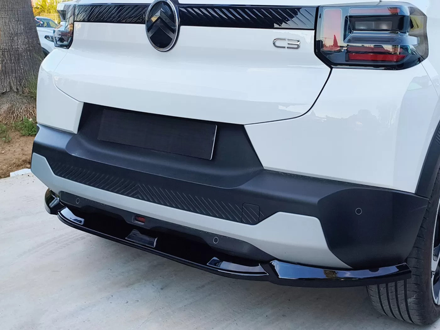 😍ART.5959 Splitter Posteriore Adatto Per Citroen C3 Mk4 😍