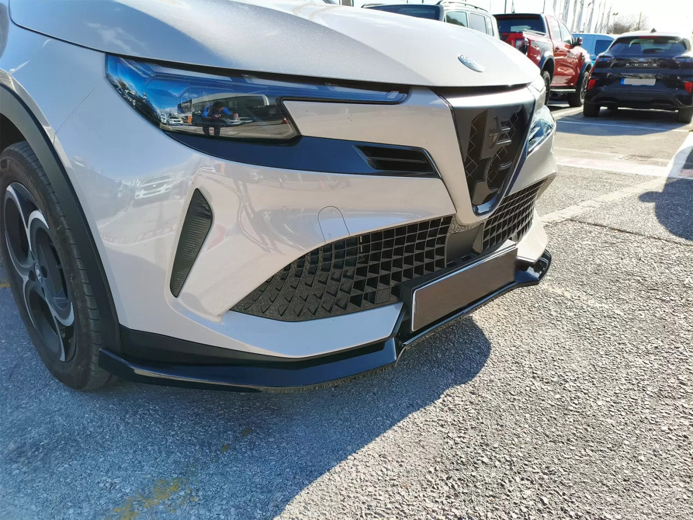 😍ART.5941 Splitter Anteriore Adatto Per Alfa Romeo Junior 😍