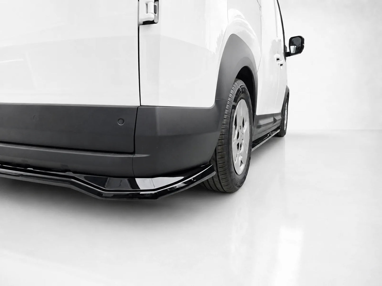 SPLITTER SUITABLE FOR VW GOLF 8 GTI GTD RLINE LOOK GLOSSY BLACK SPORTY DESIGN 