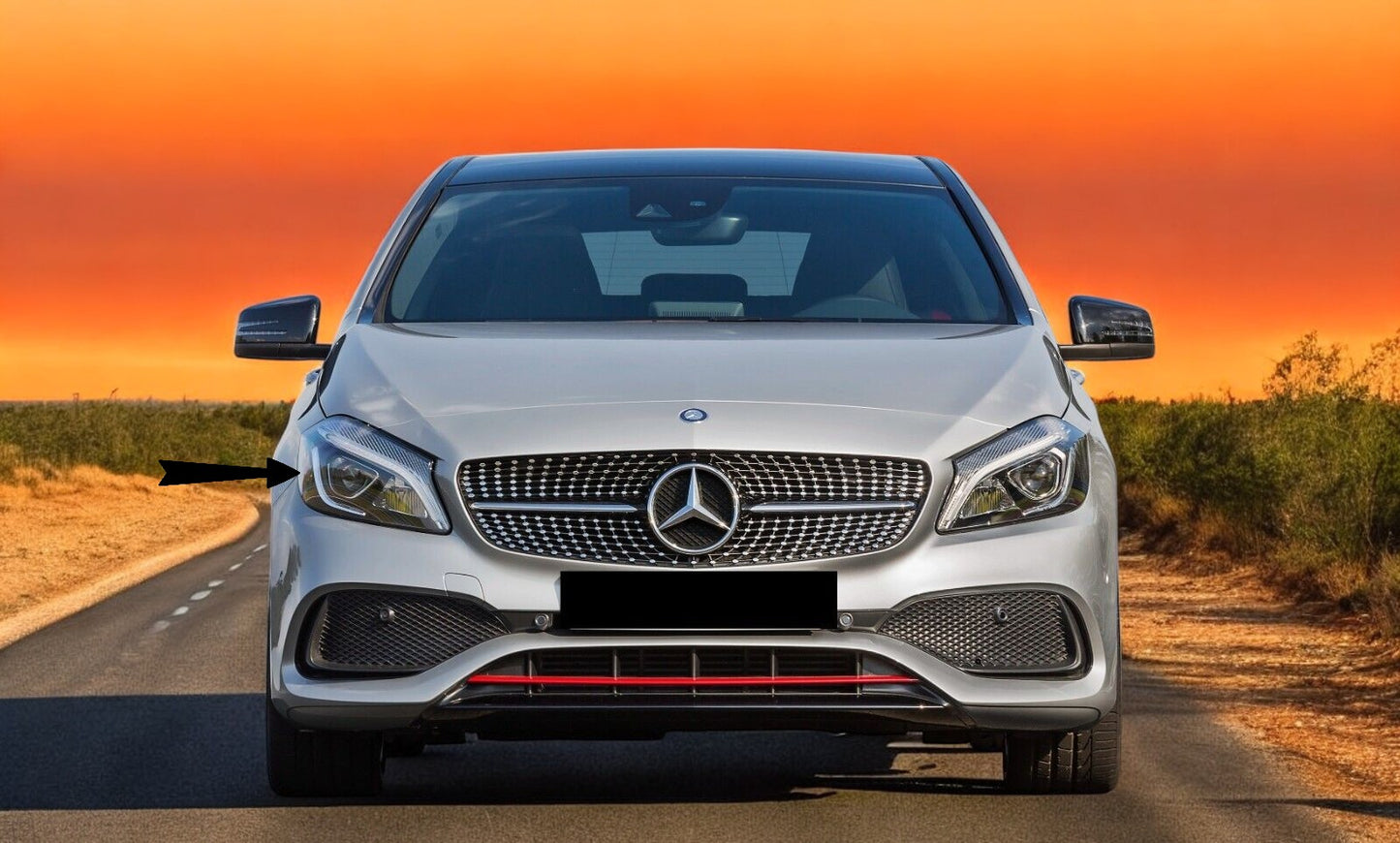 🤩Fari Full LED per Mercedes Classe A W176 2012-2018 solo per Alogeni🤩