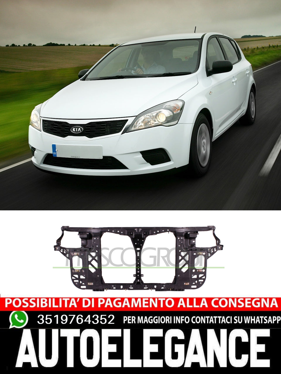 Pannellatura Anteriore COMPLETO Prasco per Kia 641011H300
