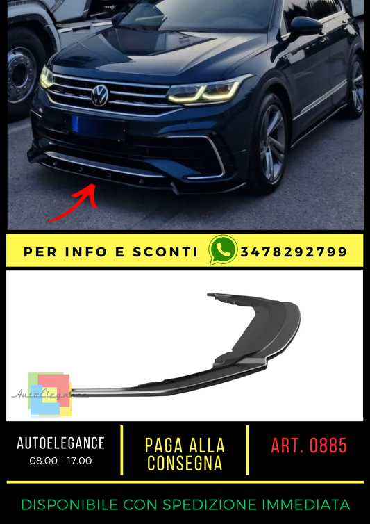 💎Splitter suitable for VW Volkswagen Tiguan MK2 R-Line 2015-2020💎