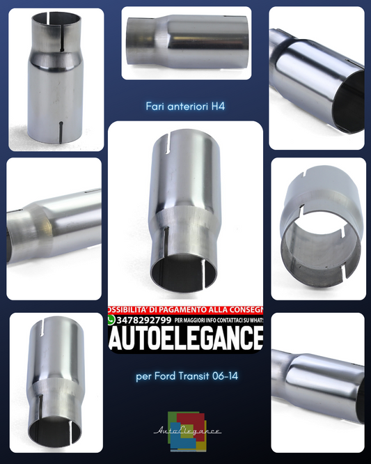Stainless Steel Exhaust Pipe Reducer Connection Adapter 