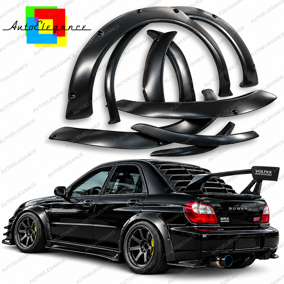 👉ART.10960 Kit passaruota larghi adatto per Subaru Impreza 2005-2007👈