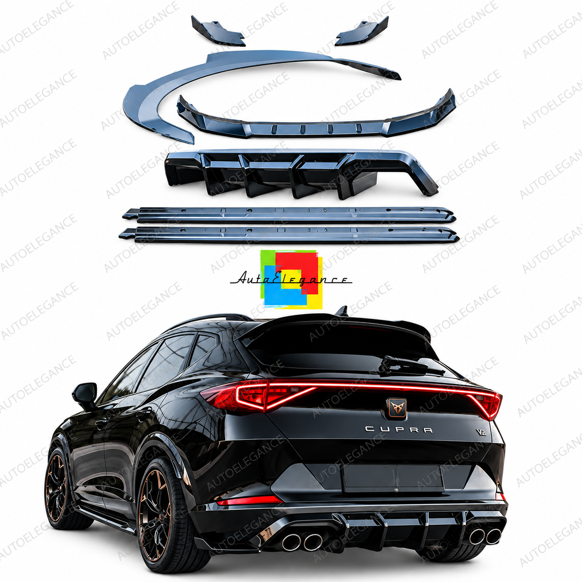 BODYKIT E36 + COUPE REAR LIGHTS WITH WHITE INDICATOR