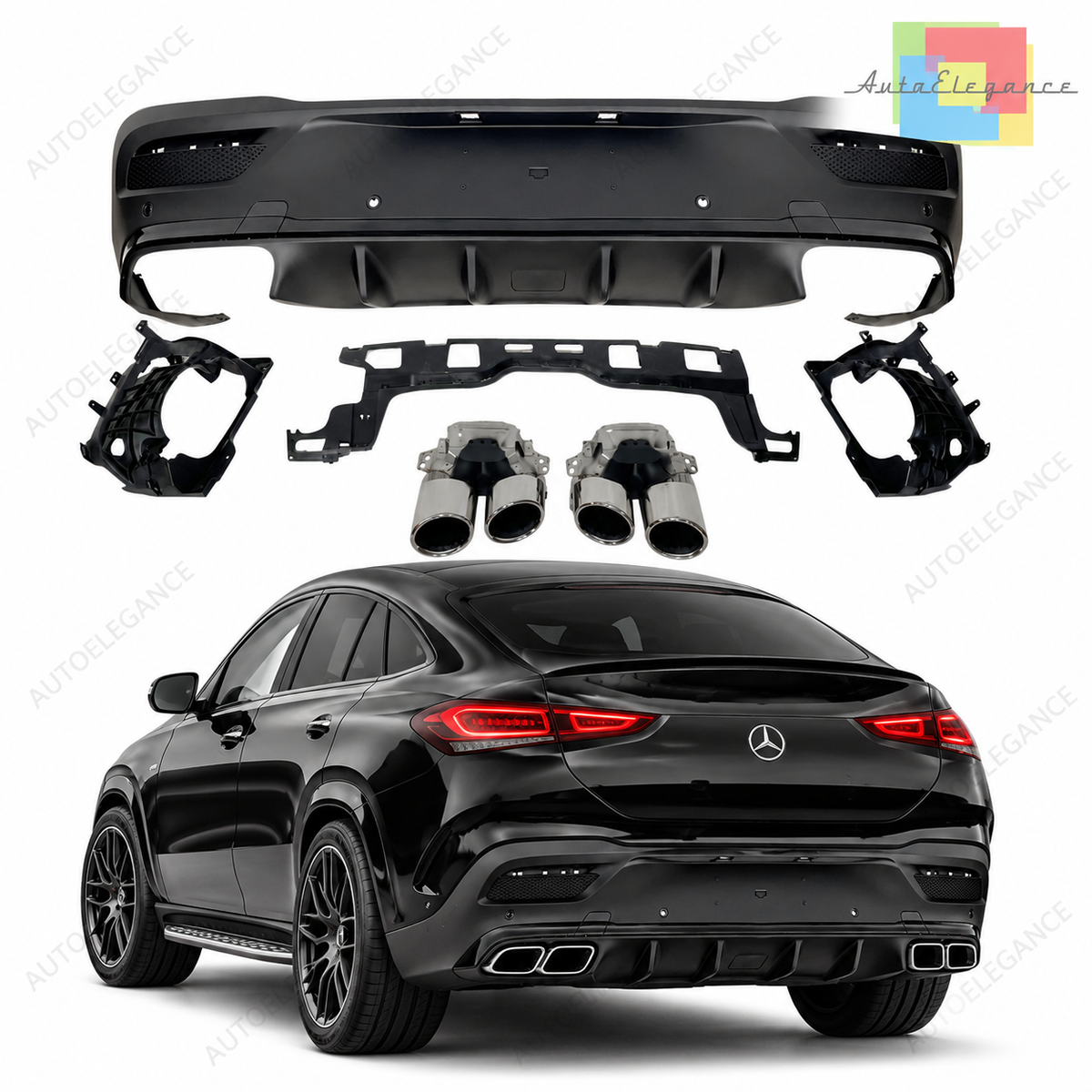 BODYKIT E36 + COUPE REAR LIGHTS WITH WHITE INDICATOR