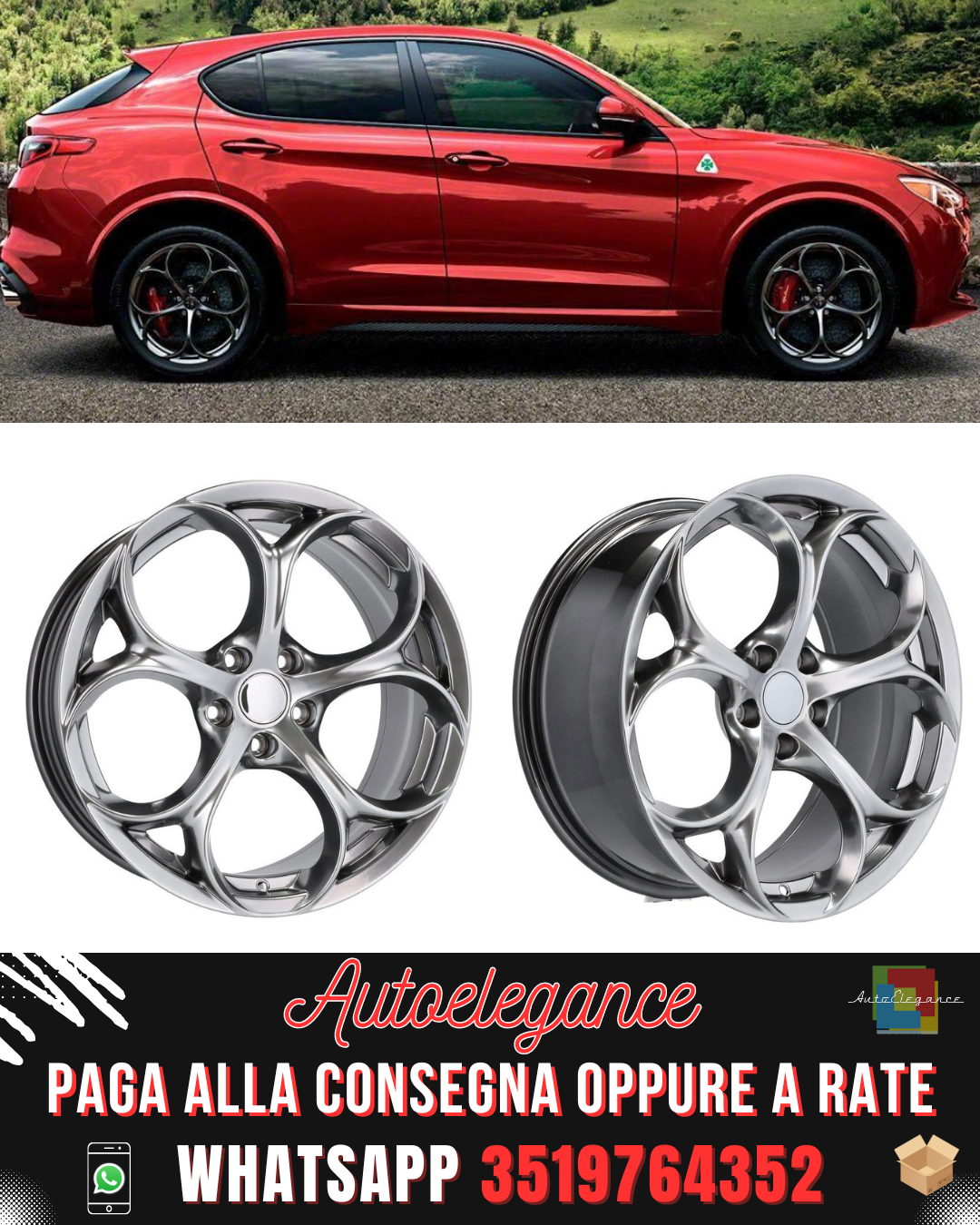 CERCHI CERCHIO IN LEGA 19" Adatto per OPEL SAAB
