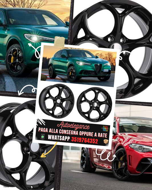 CERCHI CERCHIO IN LEGA 20" Adatto per ALFA ROMEO CHEVROLET FIAT JEEP MASERATI