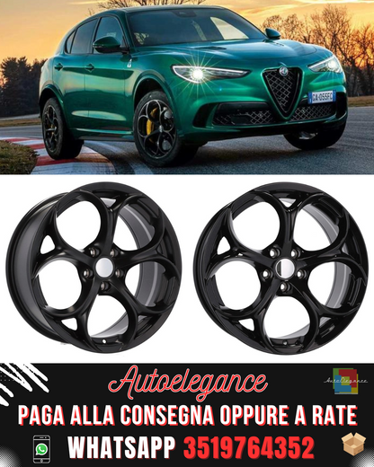 CERCHI CERCHIO IN LEGA 20" Adatto per ALFA ROMEO CHEVROLET FIAT JEEP MASERATI