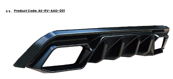 ART.2383  DIFFUSORE  CUPRA LEON  MK1 FACELIFT 2024+