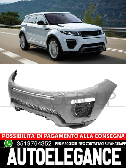 Paraurti Prasco Anteriore CON PRIMER FORI PDC per LAND ROVER RANGE EVOQUE L538 2015-2018