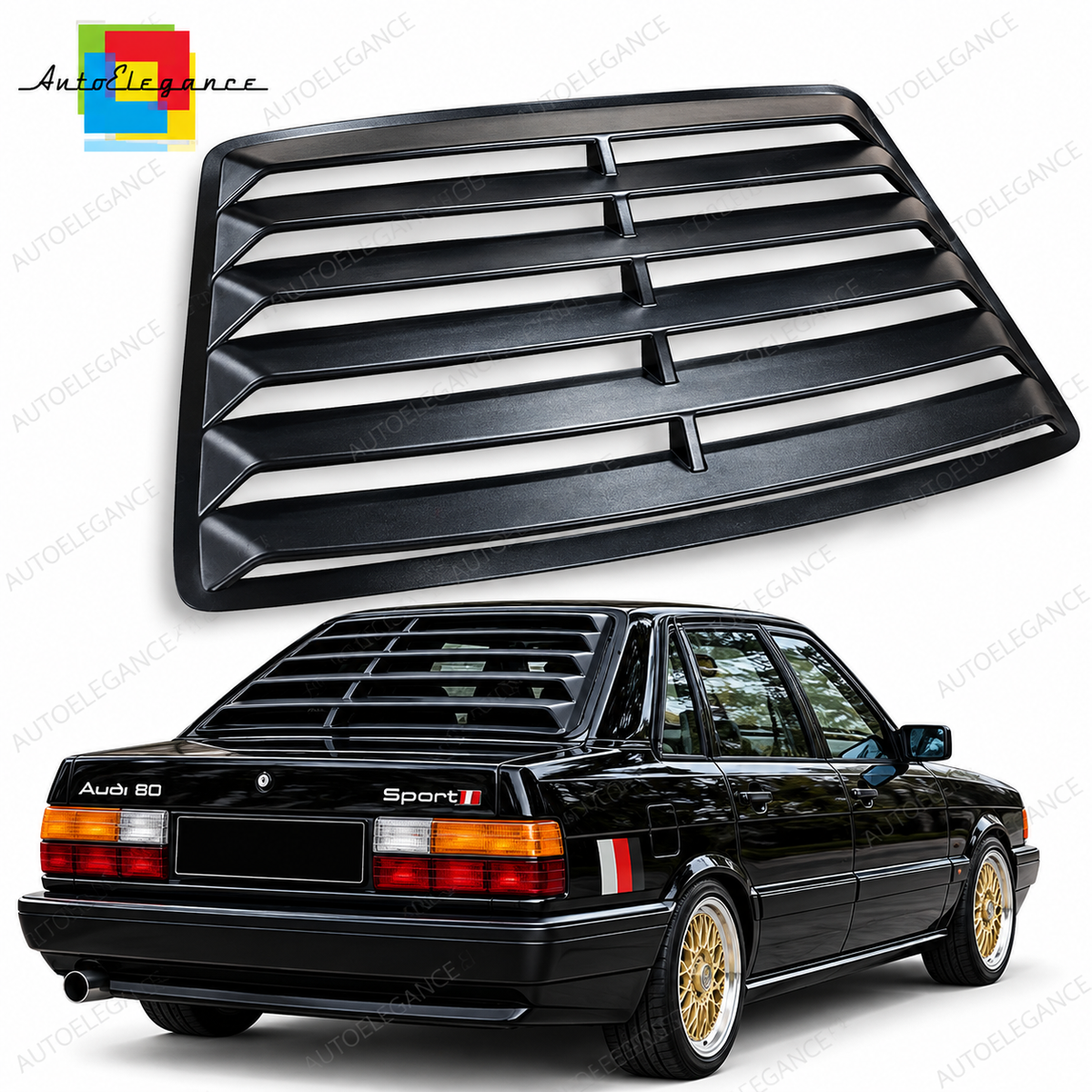 👉ART.10758 Louver lunotto posteriore adatto per Audi 80👈