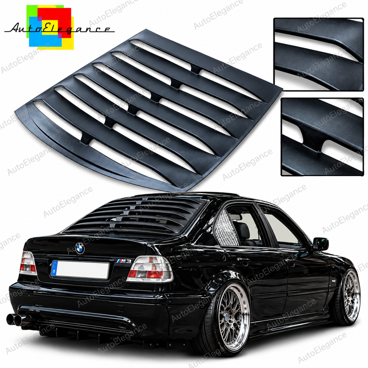 BODYKIT E36 + COUPE REAR LIGHTS WITH WHITE INDICATOR