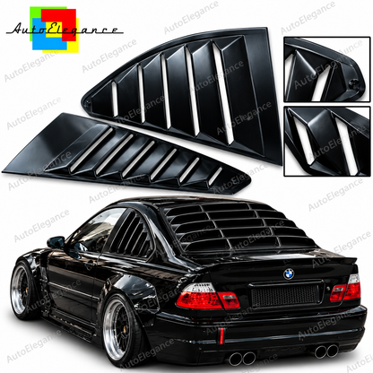 👉ART.10791 Louver vetri laterali posteriori adatto per BMW 3 Series E46 Coupe👈