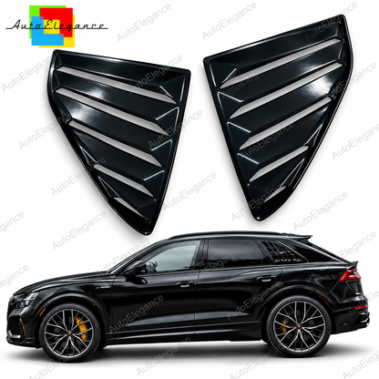 👉ART.10765 Louver Vetri Laterali Posteriori Nero Lucido per Audi Q8👈
