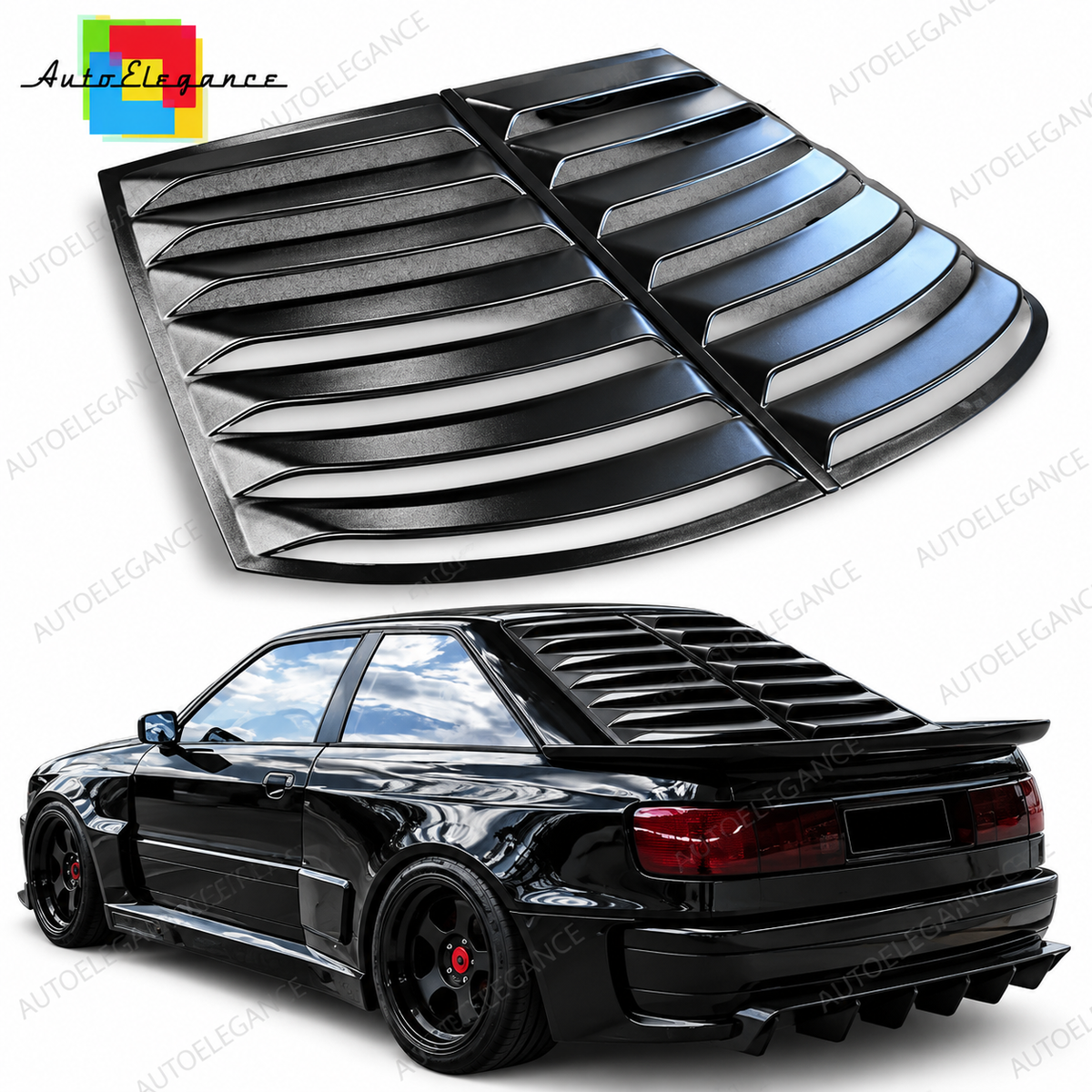 BODYKIT E36 + COUPE REAR LIGHTS WITH WHITE INDICATOR