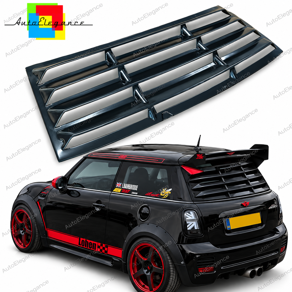 👉ART.10901 Louver lunotto posteriore adatto per Mini Cooper 2000-2020👈