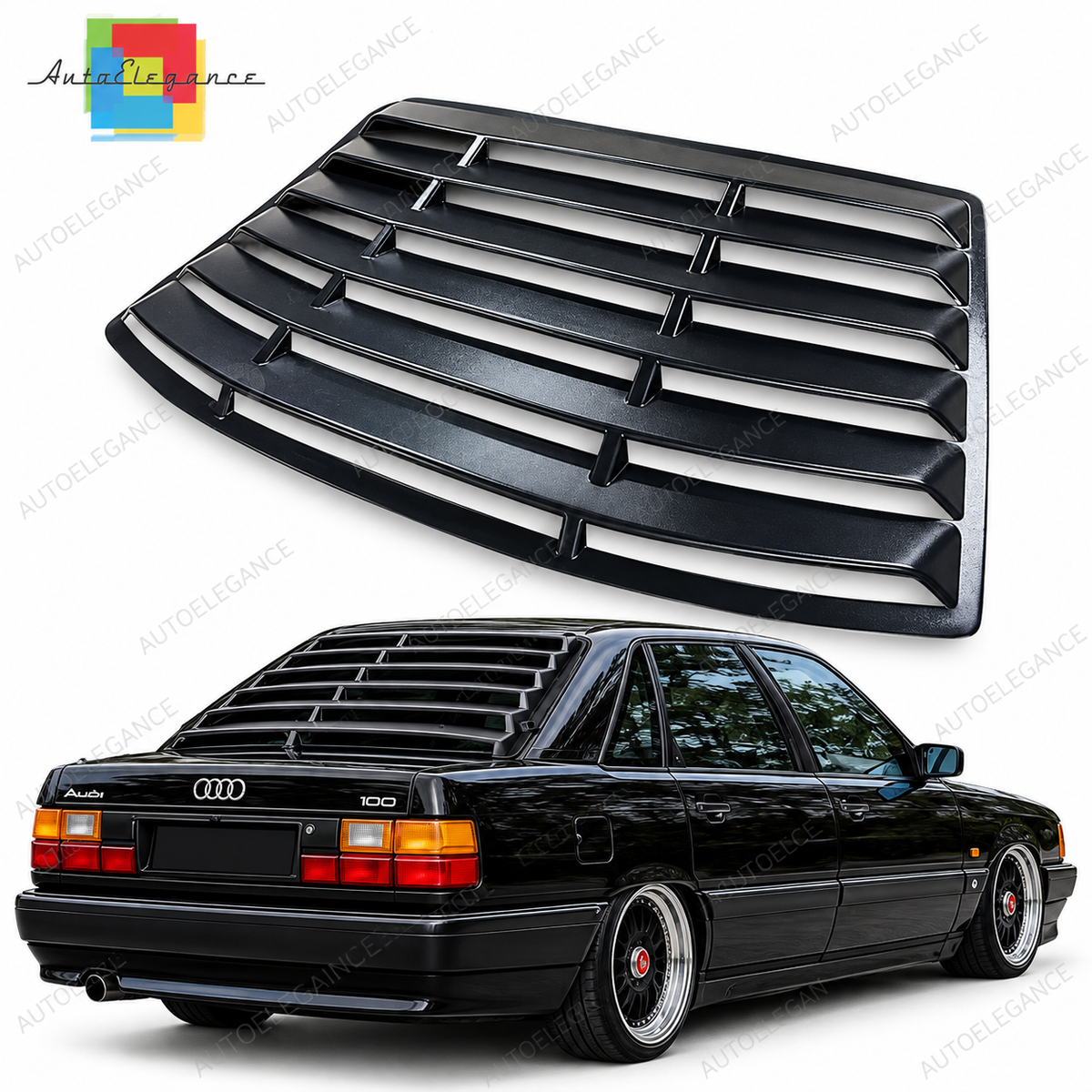 👉ART.10757 Louver lunotto posteriore adatto per Audi 100 82-92👈