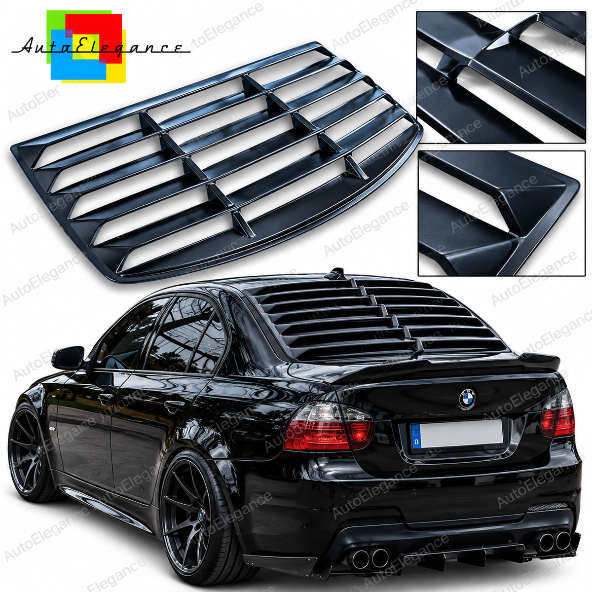 👉ART.10768 Louver lunotto posteriore adatto per BMW E90 2004-2012👈