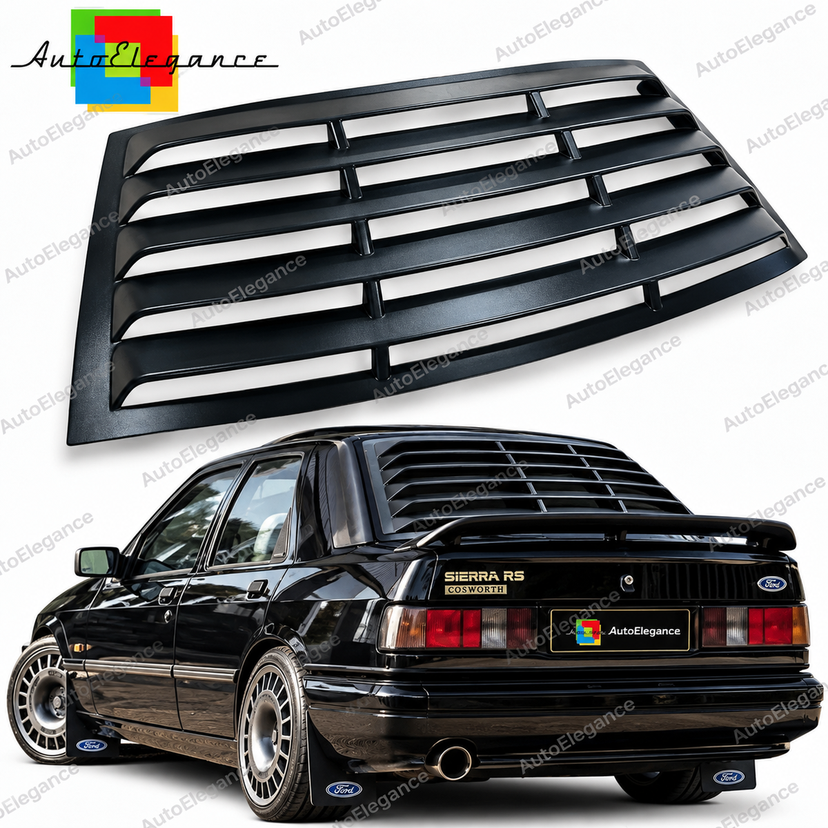 👉ART.10833 Louver lunotto posteriore adatto per Ford Sierra 87-93 MK2 Sedan👈
