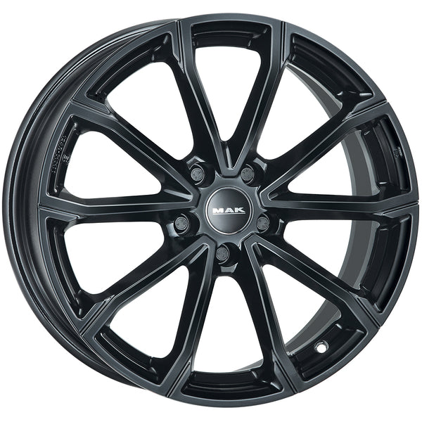 CERCHI CERCHIO IN LEGA 17" 18" 19" Adatto per AUDI A6 MAK DAVINCI NERO LUCIDO