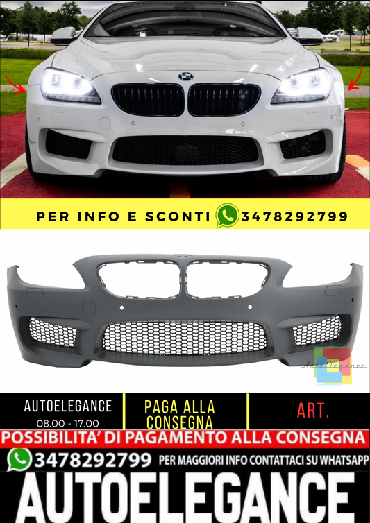 ⭐Front Bumper Suitable for BMW 6 Series M6 F06 Gran Coupe F12 Cabrio F13 ⭐ 