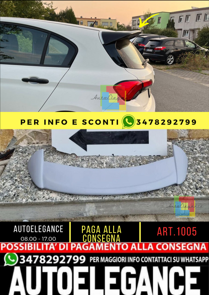 💥SPOILER TETTO ADATTO PER FIAT TIPO 2015+ HATCHBACK GREZZO LOOK SPORTIVO💥