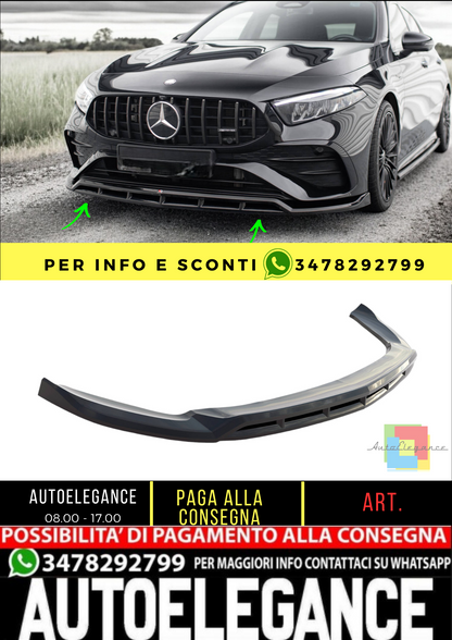 💥splitter adatto per mercedes classe A w177 restyling a35 2024+ facelift💥