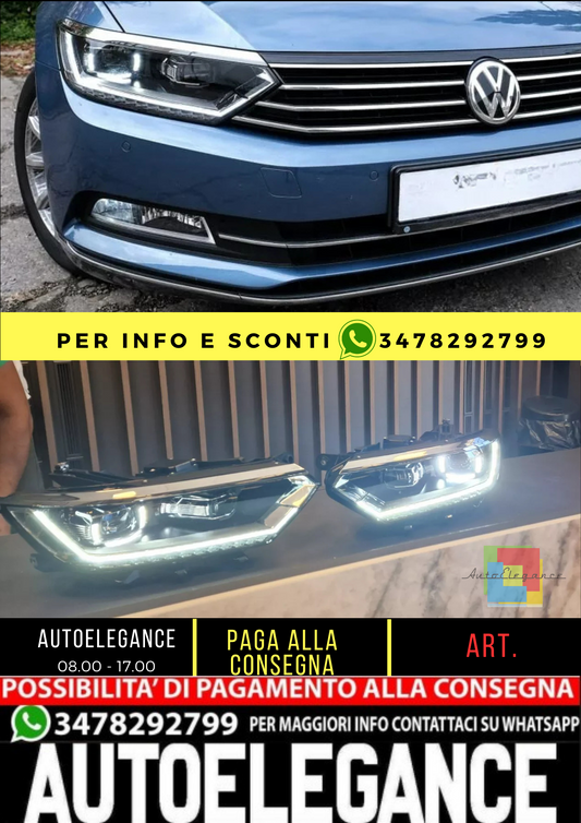 💥Headlights suitable for VW Passat B8 3G Facelift 16-19 LED 20 Look 💥