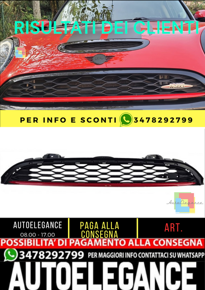 💥Griglia del radiatore sportiva adatto per Mini One CooperS F55 F56 F57 14-20💥