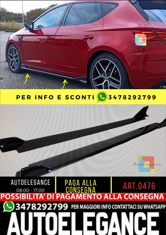 💥0541 SOTTO MINIGONNE ADATTO PER LEON 5F MK3 2012-2020 LOOK💥