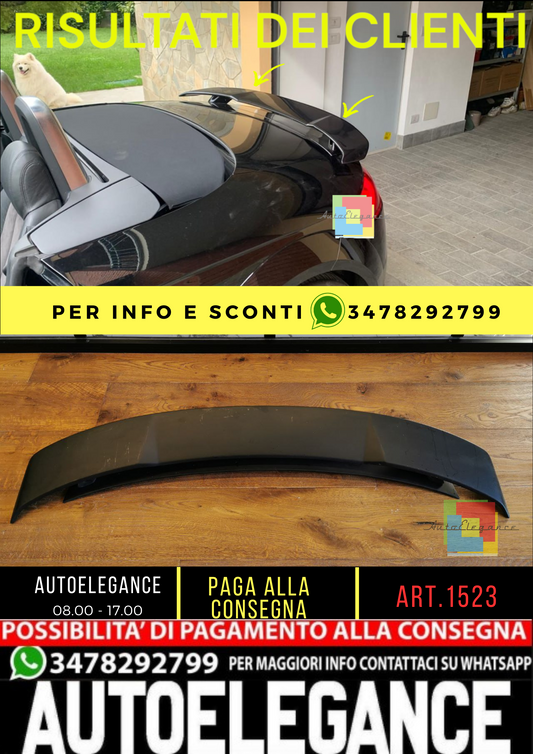💥1523 SPOILER POSTERIORE ADATTO PER AUDI TT FV 8S LOOK RSTT GREZZO💥