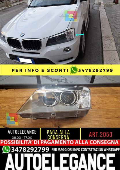 💥2050 HEADLIGHTS SUITABLE FOR BMW X3 F25 2010-2014 XENON💥 