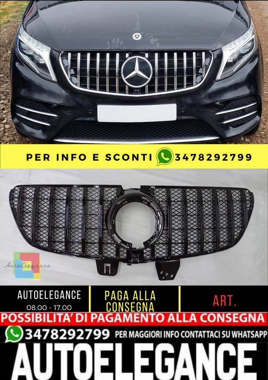 💥GRIGLIA RADIATORE GT ADATTO PER Mercedes Benz Classe V W447 2019💥
