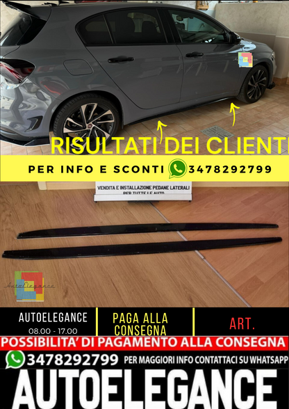 🔥Sotto minigonne nero lucido adatto per fiat tipo hatchback🔥