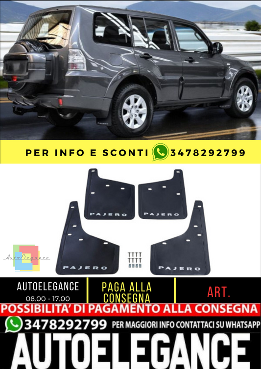 ✨Set paraspruzzi premium anteriore e posteriore adatto per Mitsubishi Pajero 07✨