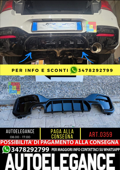 ✨ART.1261 DIFFUSORE ADATTO PER BMW SERIE 1 F20 F21 MSPORT 2015-2019 ✨