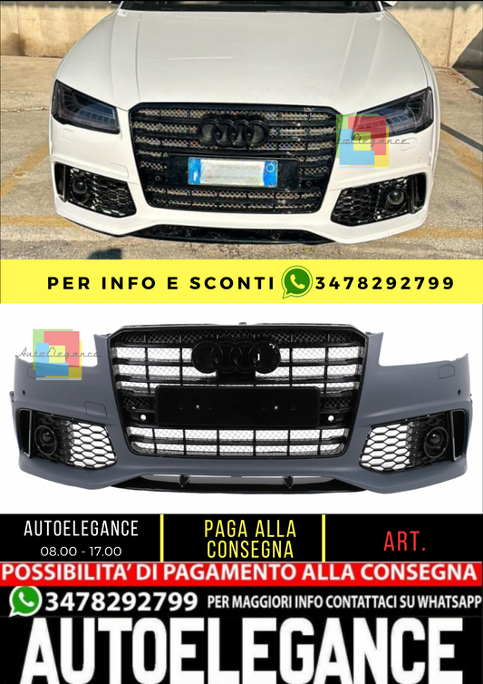 ✨Front bumper suitable for Audi A8 D4 Facelift D4.5 (2014-2017) RS Design✨