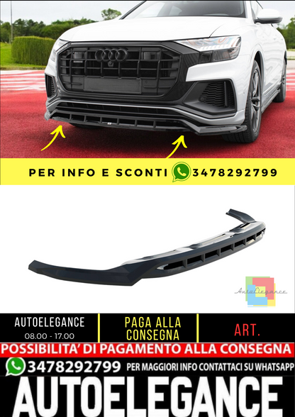 ✨SPLITTER ADATTO PER Audi SQ8 / Q8 S-Line Mk1✨