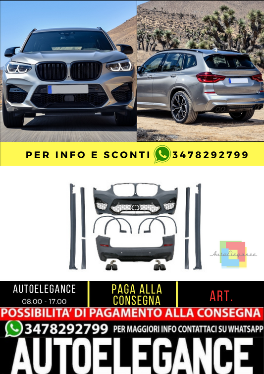 ✨BODYKIT SUITABLE FOR BMW X3 G01 (2017-up) Design X3M✨