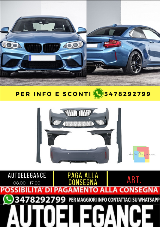 ✨BODYKIT SUITABLE FOR BMW 2 Series F22 Coupe F23 Cabrio (2014-2017) M2C Design✨