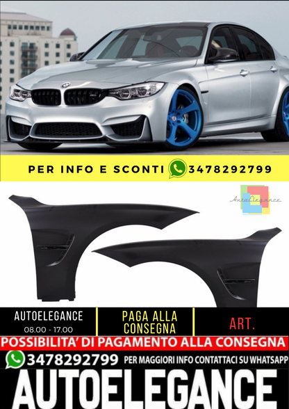 ✨Parafanghi anteriori adatti per BMW Serie 3 3 F30 F31 (2011-up) Berlina ✨